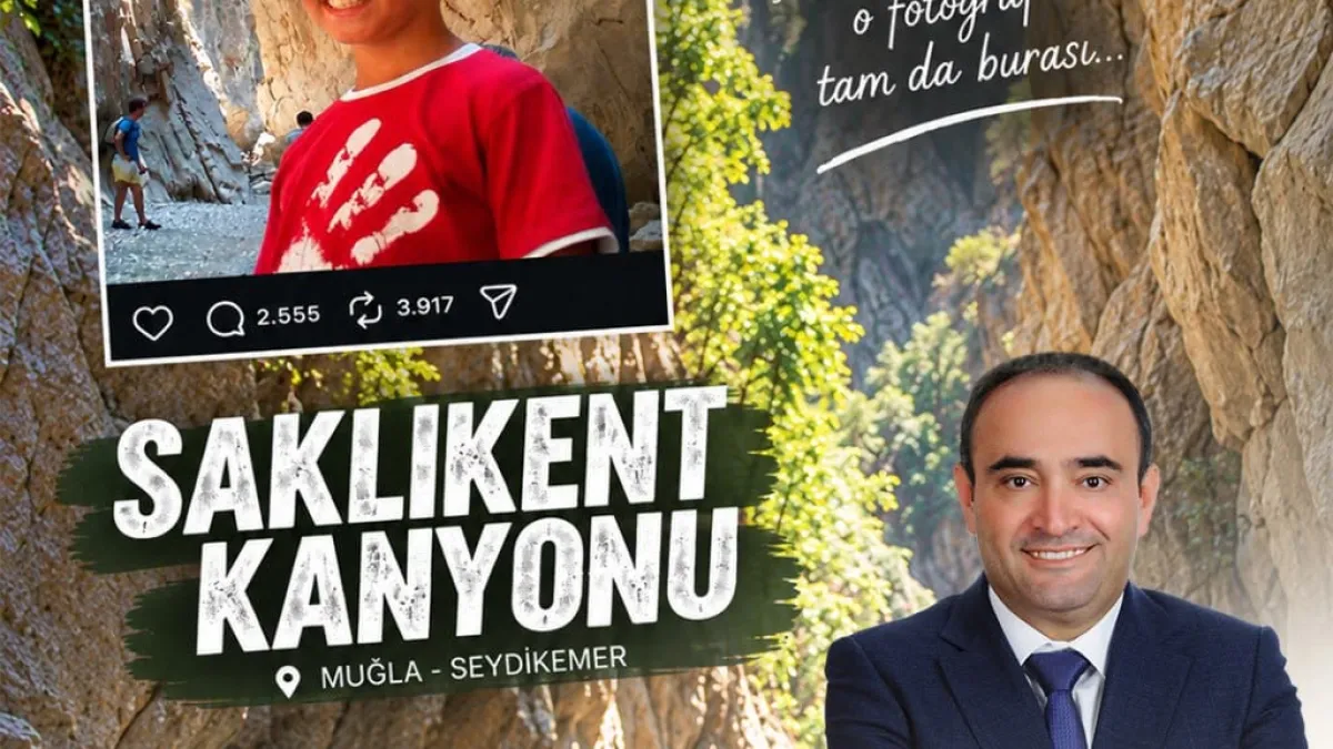 Saklıkent Kanyonu ve Arda Güler'in çocukluk fotoğrafı paylaşımı